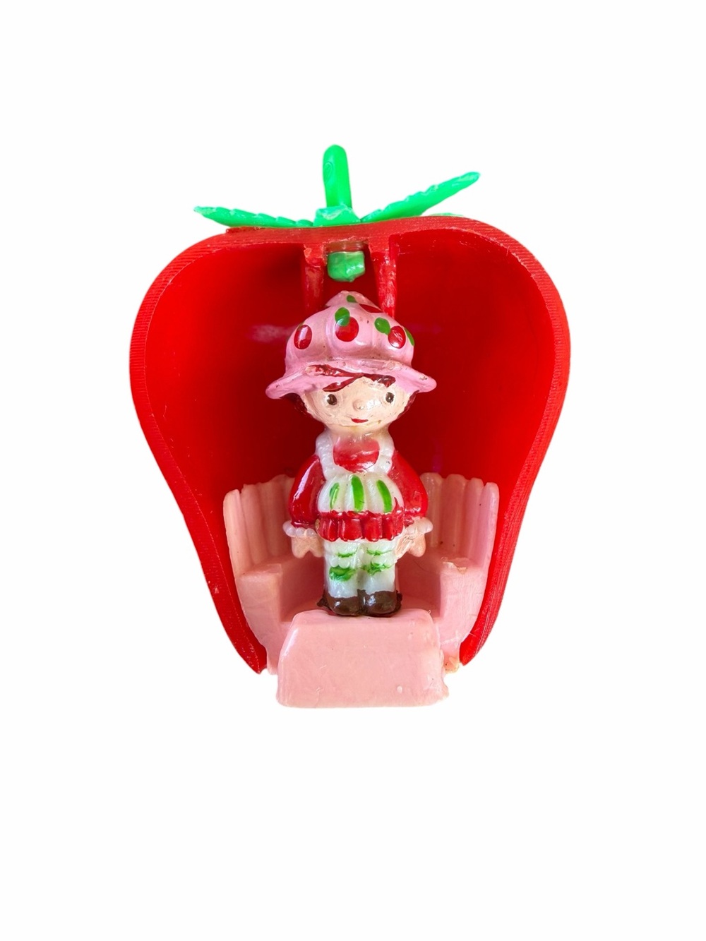 Vintage Strawberry Shortcake Pin Pendant 1981 American Greetings Charm 1.5” GUC